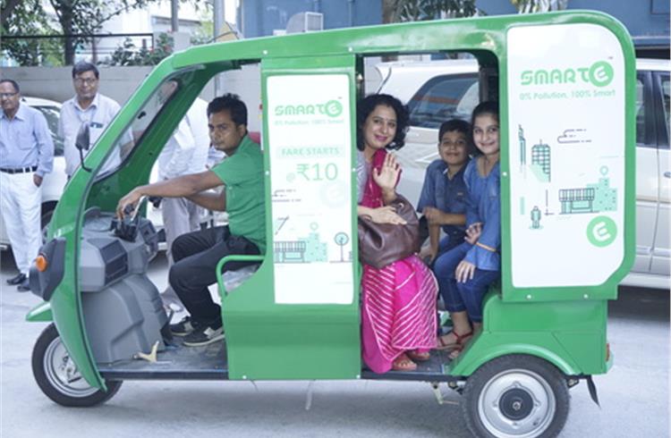 Gurgaon gets 500 e-rickshaws under ‘SmartE’ brand