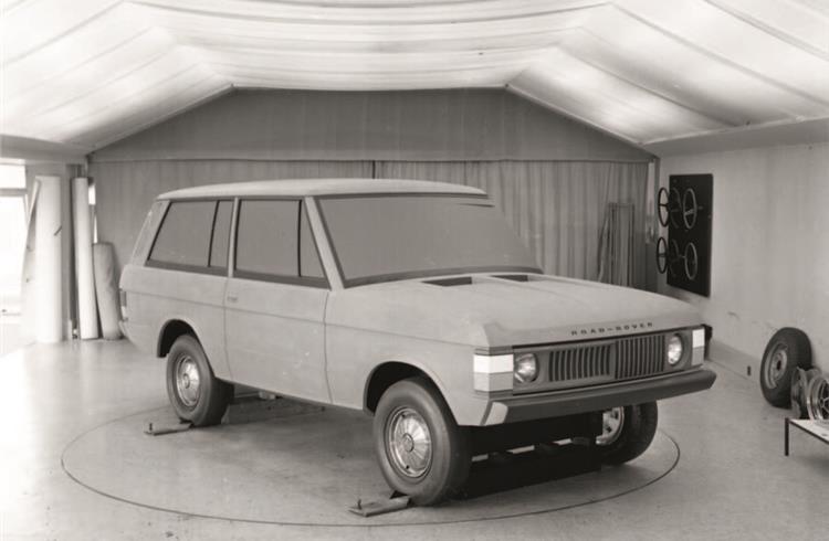 'Road Rover' was used on a 1967 Rangie clay model.