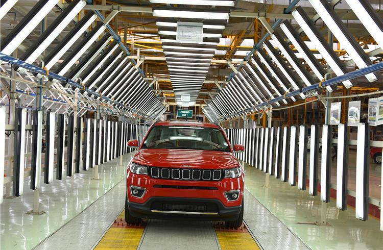 Production of made-in-India Jeep Compass will begin in June this year.