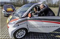 Daimler introduces electric mobility in driving schools in Stuttgart