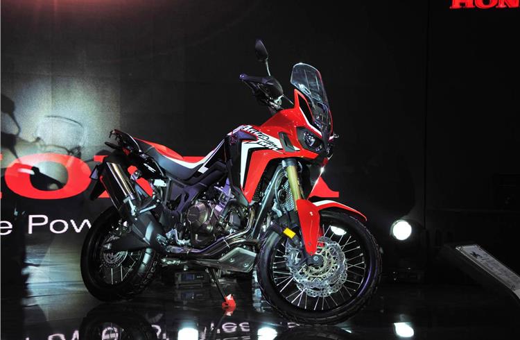 India got its first glimpse of the CRF1000L Africa Twin at Auto Expo 2016. Imported CKD kits will be assembled at the company’s Manesar plant for rollout in mid-2017.