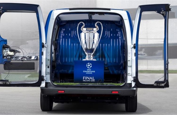 Nissan to supply over 100 EVs for UEFA Champions League final