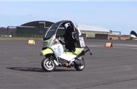 Self-riding motorcycle helps autonomous vehicle testing