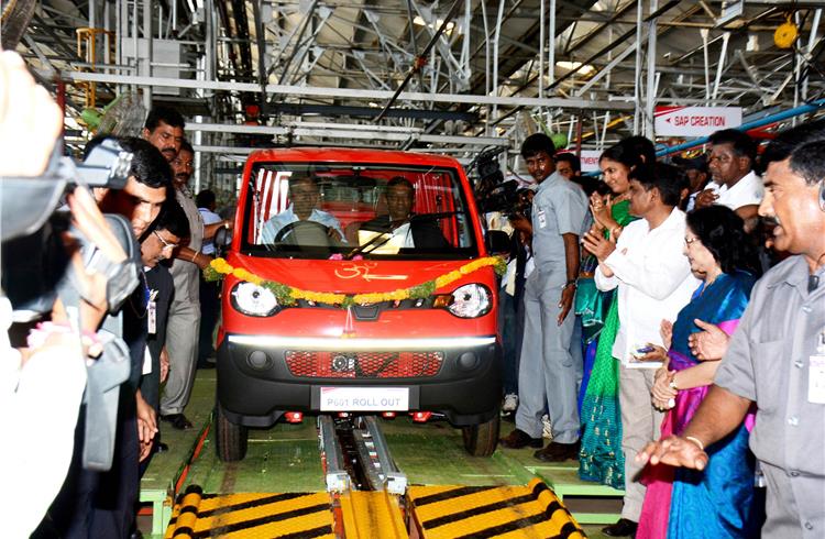On April 22, Mahindra & Mahindra inaugurated its extended Zaheerabad plant which will roll out the Jeeto (codename P601).