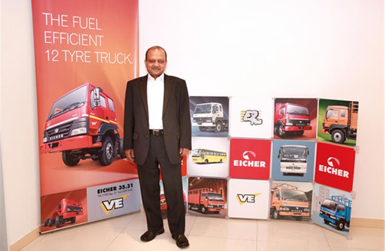 April 15, 2012: Vinod Aggarwal, CEO of VE Commercial Vehicles Ltd