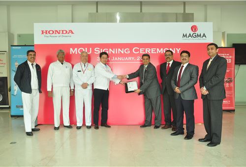 Honda Cars India inks MoU with Magma Fincorp for car finance across India