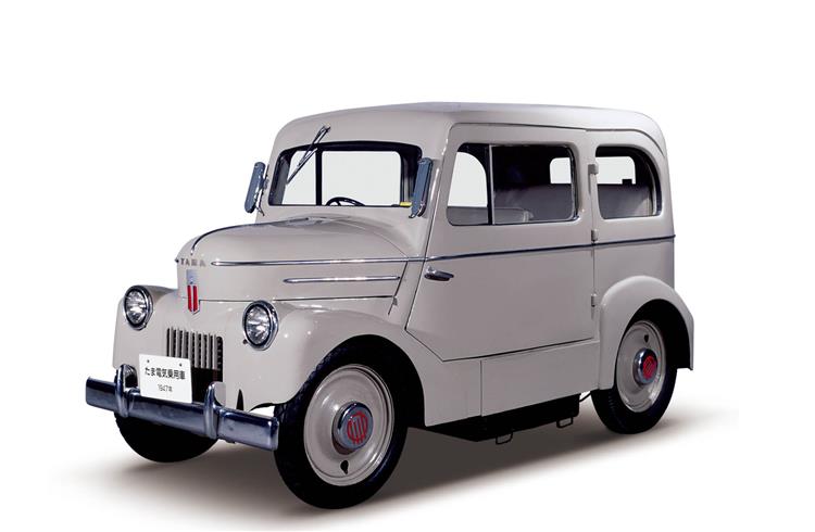 After WWII, fuel was very scarce but electricity plentiful which is why Japan promoted the manufacture of EVs. The Tama, introduced in 1947, had a cruising range of 96km and a top speed of 35.2kph. It