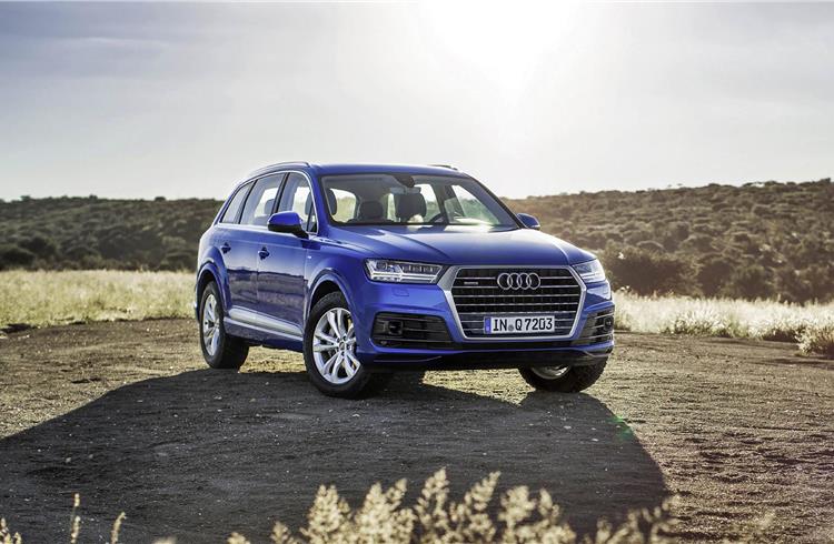 The new Audi Q7 will be in European dealerships starting this June.
