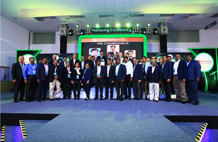 Toyota hosts sales and service skills contest for India dealer network