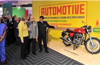 Partner country India has pitched its automotive industry as a global hub of manufacture.