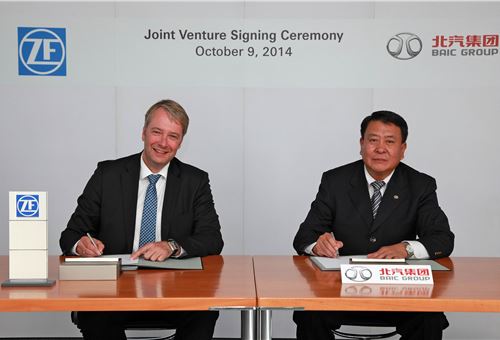 ZF and BAIC form JV for chassis system assembly