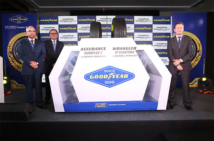 Goodyear tyre launch