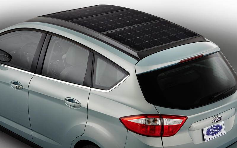 Car running on Solar power