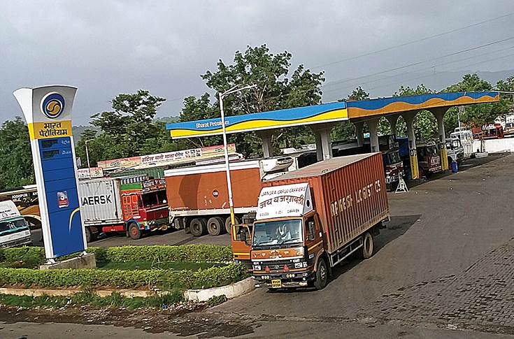 Bharat Petroleum fuel pump