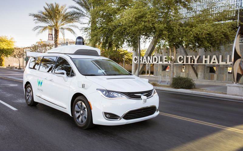 Chrysler Pacifica used by Waymo