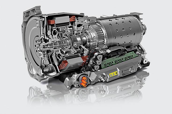 8-speed hybrid transmission from ZF
