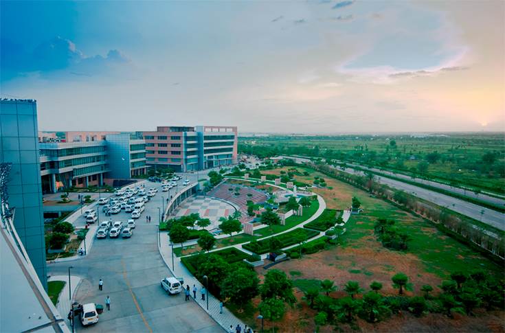 Aerial View of Amphitheater at eVolve - The GenNxt IT Park in IT SEZat MWC Jaipur