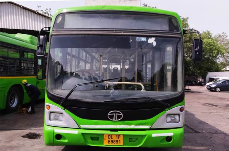 Tata CNG bus for Delhi Transport
