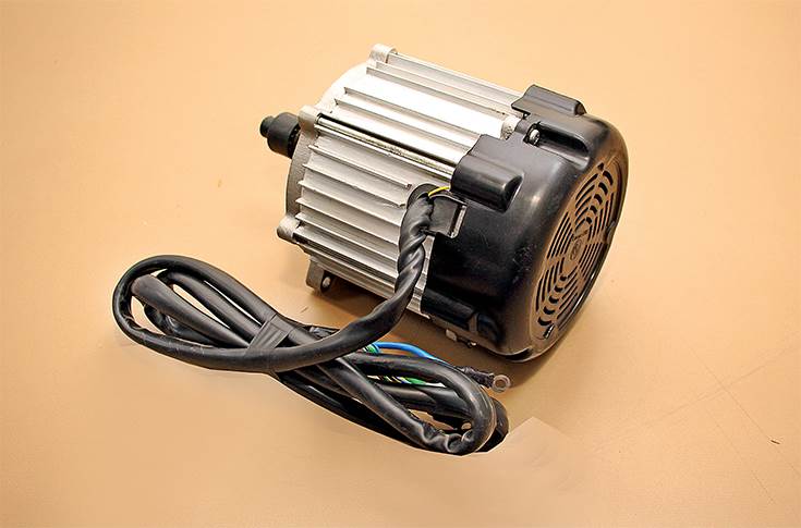 Lucas TVS' traction motor. 