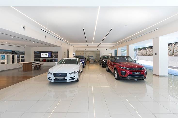 Jaguar Land Rover India boutique showroom in Bengaluru