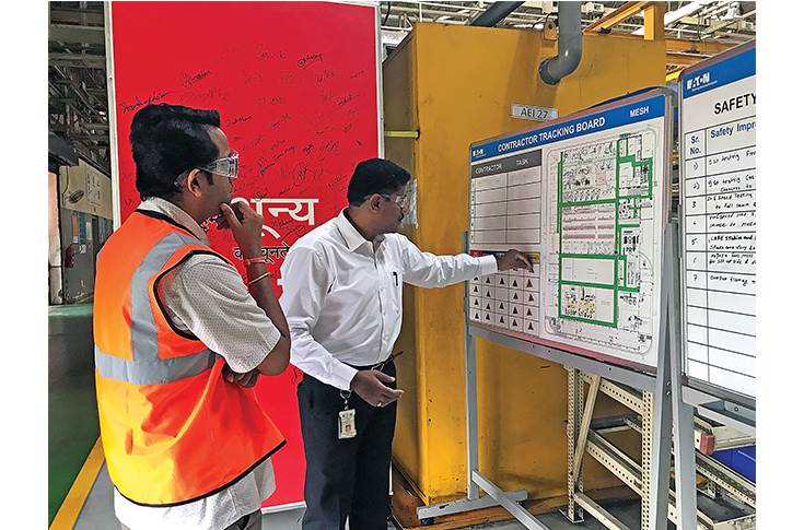 Balachandran Varadharajan explaining productivity mapping, planning, review and safety aspects