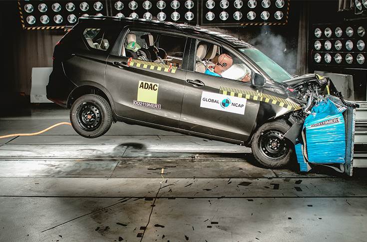 Maruti Suzuki Ertiga GNCAP crash test