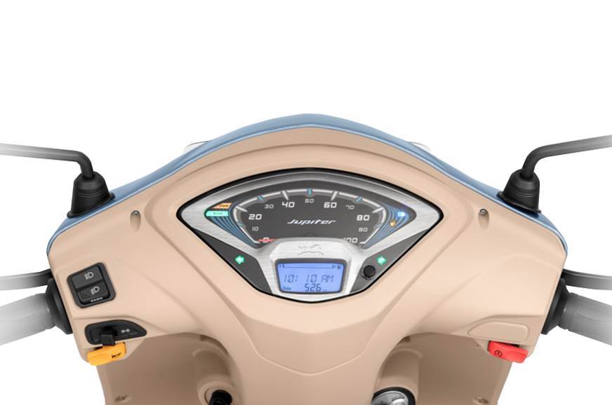 TVS Jupiter Grande with bluetooth connectivity