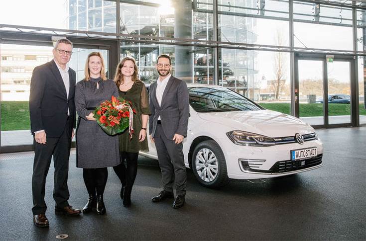 Volkswagen 250,000 electric car handover