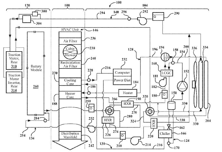 Schematic diagram of Apple's thermal management system