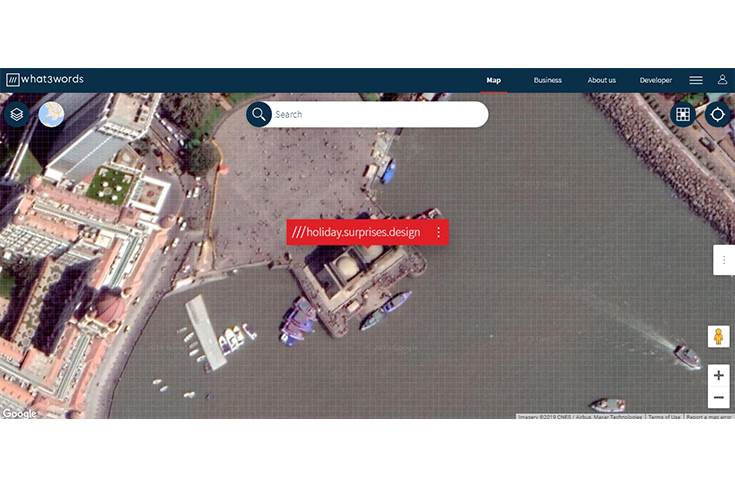 what3words for gateway of India