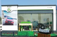 The new Skoda Auto dealership in Ernakulam, EVM Motors and Vehicles.