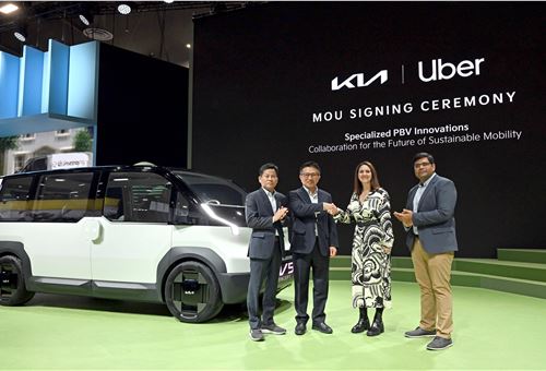 Kia to offer ride hailing PBVs to drivers on the Uber platform