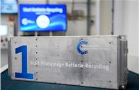 Volkswagen Group Components begins battery recycling to recover valuable raw materials