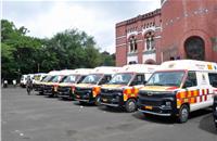 Tata Motors delivered 51 Winger Ambulances to Zilla Parishad of Pune.