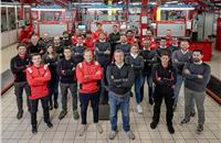 The Ducati MotoE project team.