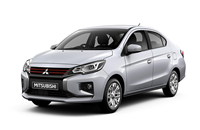 The Attrage is a four-door, five-occupant compact sedan powered by a 1.2-litre engine and sold in over 60 countries, including Thailand, North America and others. Total sales are around 280,000 units worldwide.