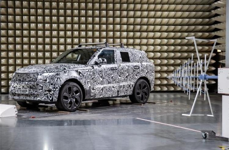 JLR's testing facility in the UK