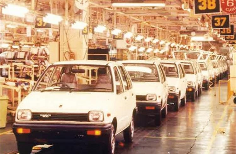 Maruti Suzuki India began operations in 1983 and rolled out the car which put India on wheels – the Maruti 800 – from its first plant in Gurugram, Haryana.