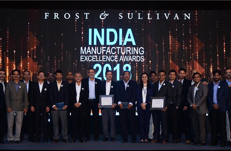 Frost & Sullivan's India Manufacturing Excellence Awards 2018 sees Mahindra & Bosch win big