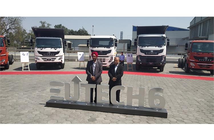 L-R: Rajinder Singh Sachdeva, Chief Operating Officer, VE Commercial Vehicles, and Vinod Aggarwal, MD and CEO, VECV.