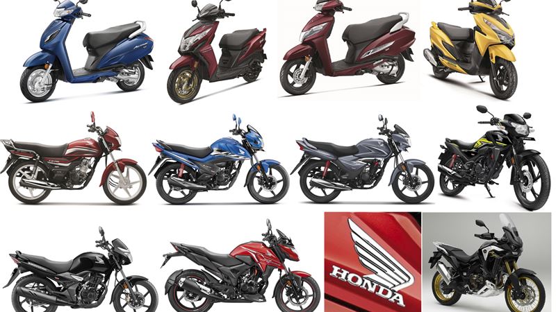 Honda Two-Wheelers races past 11 lakh BS VI sales with 11 models in 10 months