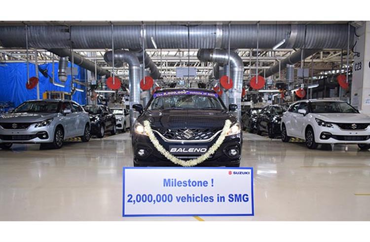  The two-millionth vehicle produced was the South African-specification Baleno.