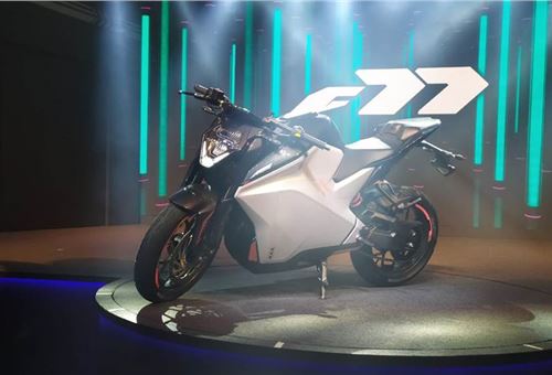 TVS-backed Ultraviolette unveils F77 electric motorcycle