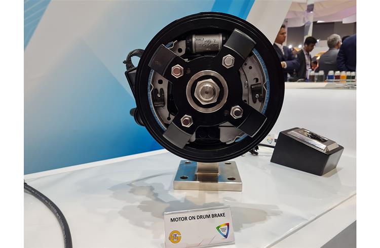 Brakes India unveils indigenous motor-on-drum brake system at Auto Expo 2023