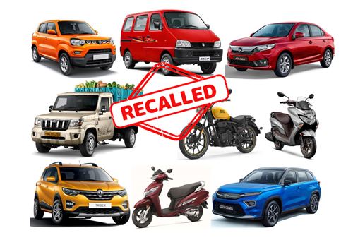 Indian car and 2W OEMs recall 284,906 vehicles in 2023 and 5.35 million since 2012