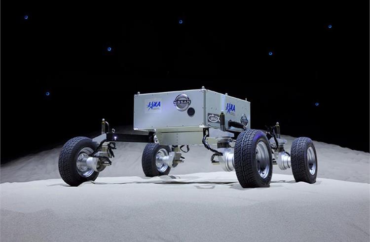 Nissan unveils AWD lunar rover prototype