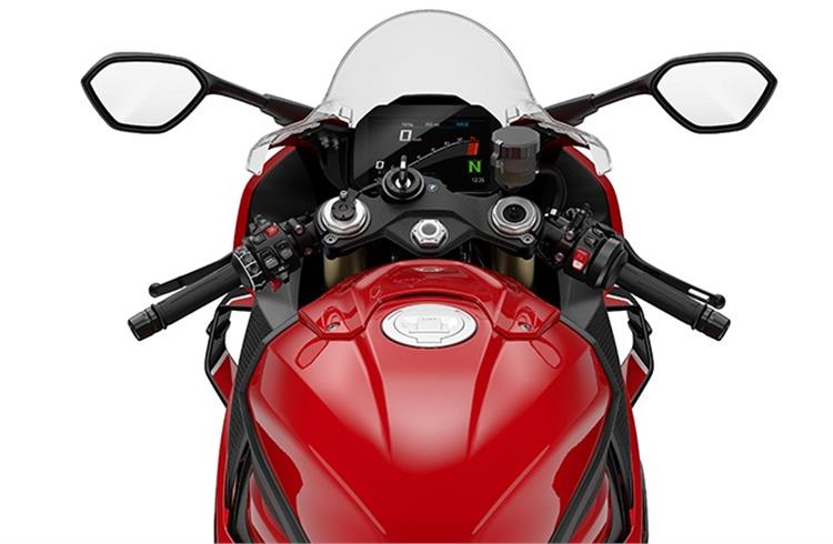 Base S 1000 RR at Rs 20.25 lakh undercuts nearly all its litre-class rivals, except the 2023 Kawasaki ZX-10R.