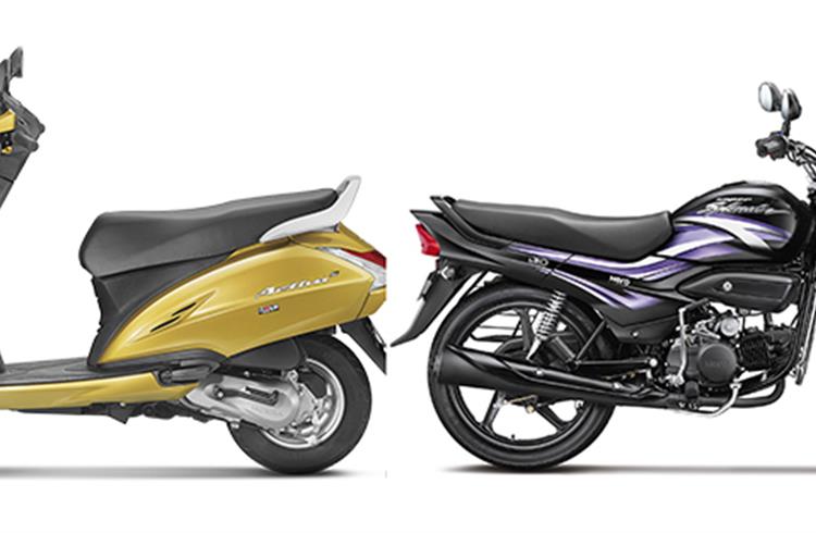 While the Honda Activa saw despatches of 248,939 units, He Hero Splendor did 244,667 units. Both averaged 