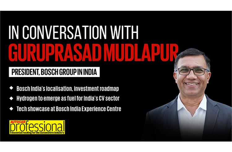 In Conversation with Bosch India's Guruprasad Mudlapur