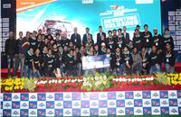 Winners of the Best eBAJA team of 2019 BAJA SAE India, Institute of Technology, Nirma University from Ahmedabad